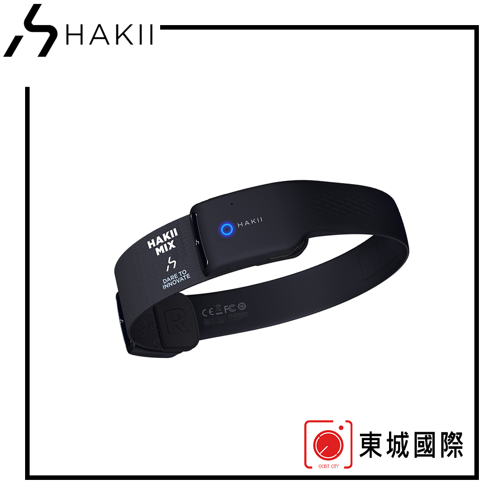 HAKII MIX 穿戴式運動智慧耳機-髮帶款 黑色 (東城代理商公司貨)