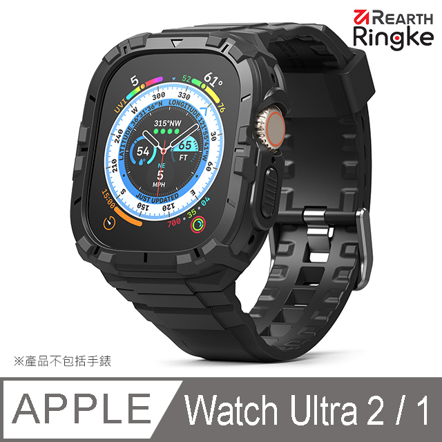 【Ringke】Apple Watch Ultra 49mm [Fusion X Guard 運動型保護殼+錶帶組（黑﹧白）