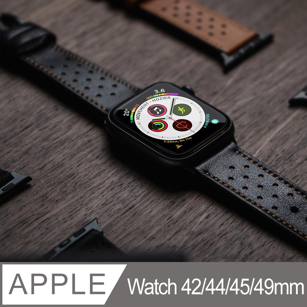 MIFA Apple Watch Hybrid Sport 混合運動皮革錶帶/ Classic Leather 經典皮革錶帶_42/44/45mm
