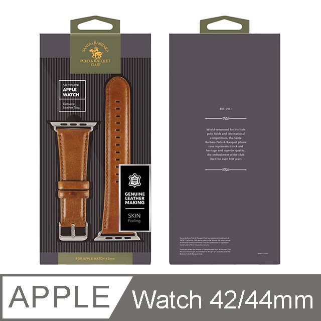 Apple Watch 真皮革錶帶(42/44mm共用)