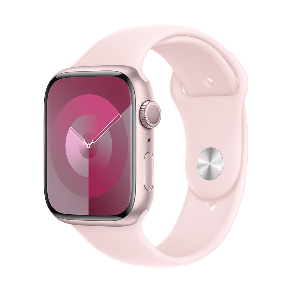 Apple Watch Series 9 GPS 45mm 粉紅色鋁金屬錶殼