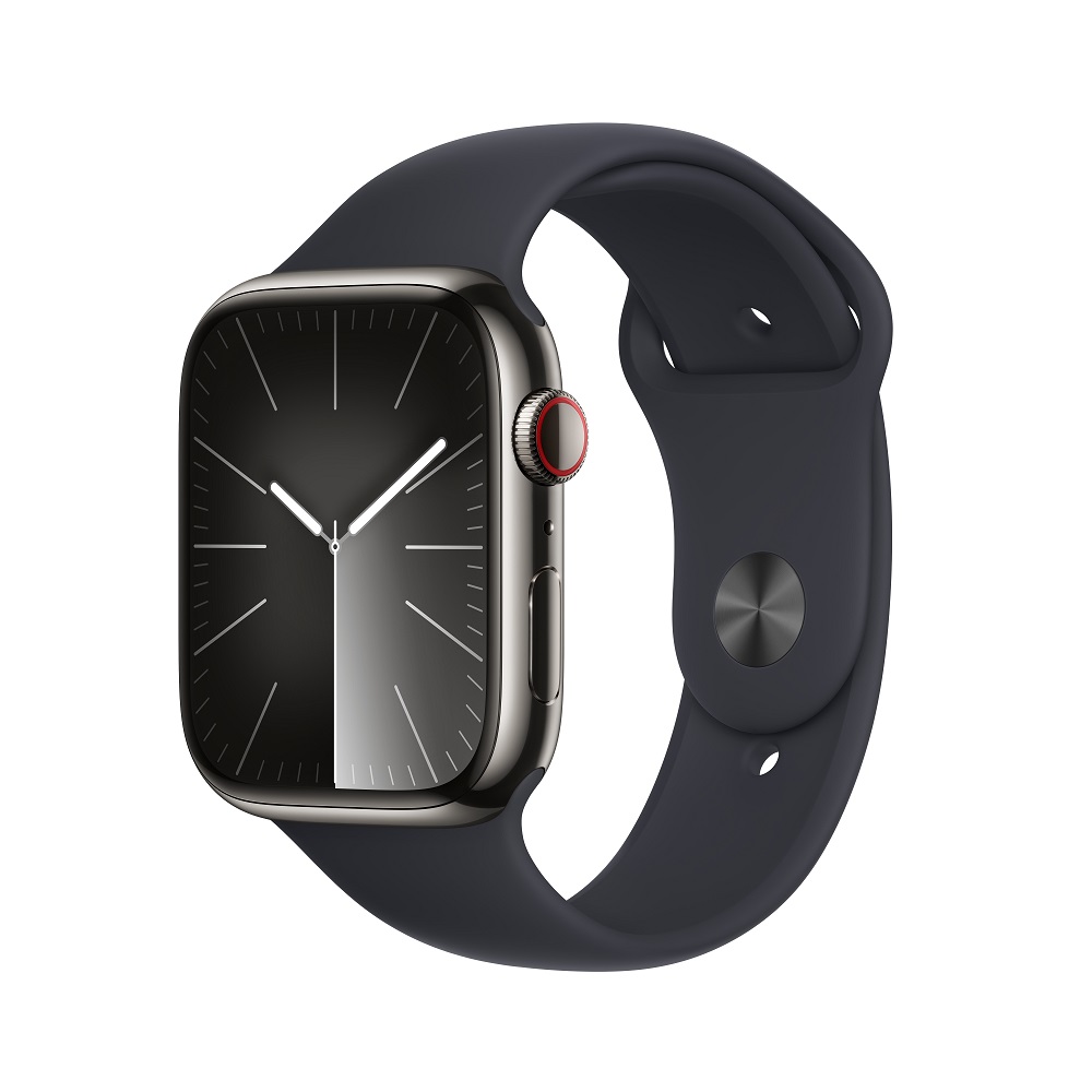 Apple Watch Series 9 GPS + Cellular 41mm 石墨色不鏽鋼錶殼