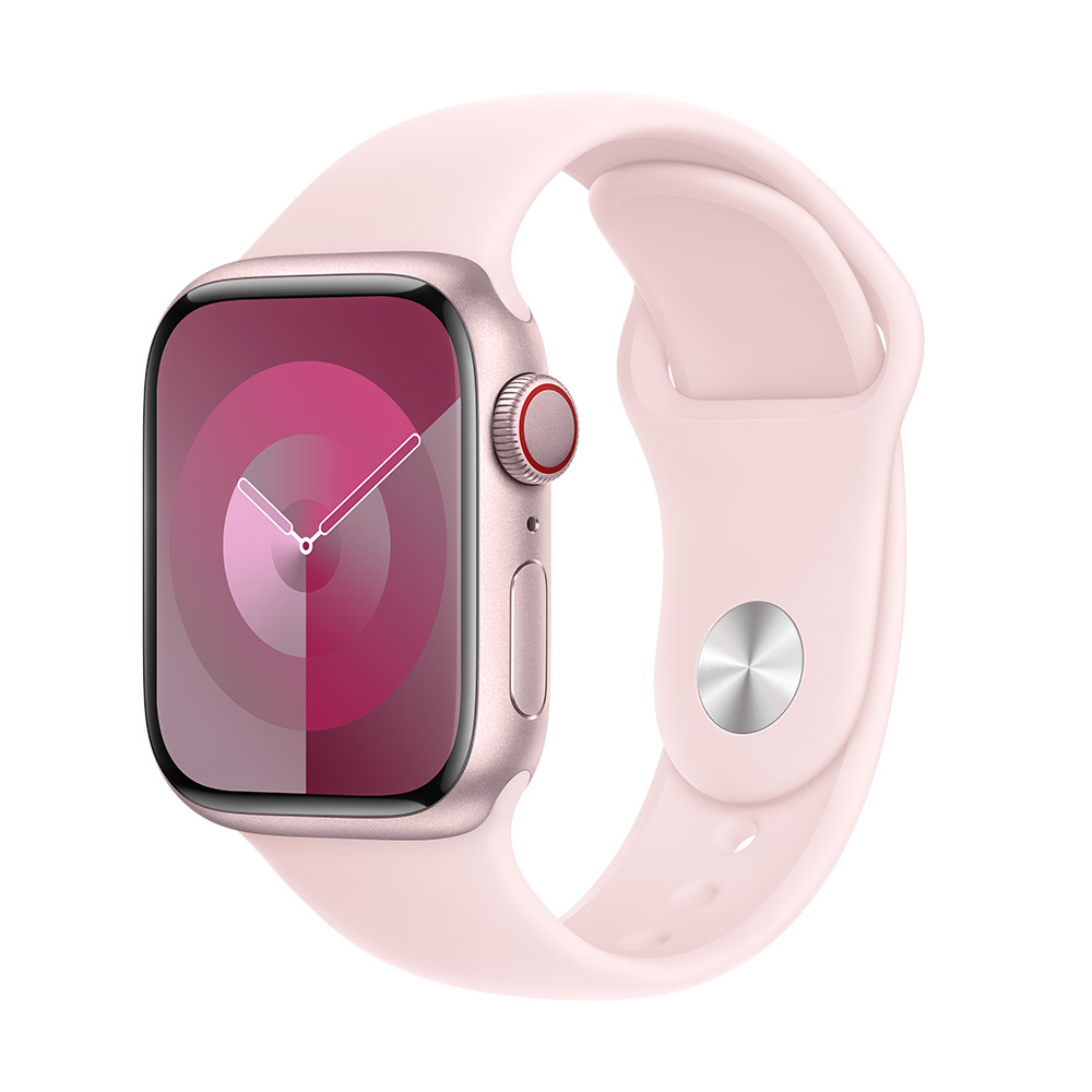 Apple Watch Series 9 GPS + Cellular 41mm 粉紅色鋁金屬錶殼