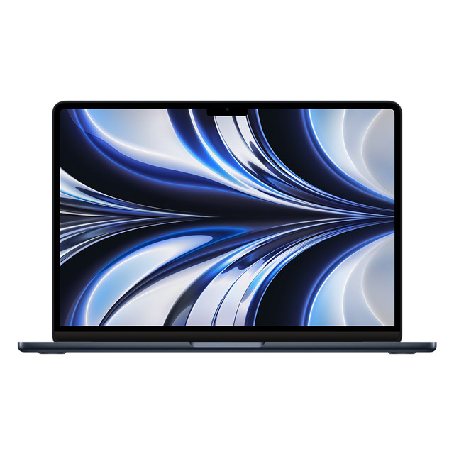 MacBook Air 13 Apple M2 晶片 配備 8核心 CPU, 10核心 GPU, 512GB SSD 儲存空間-午夜黑