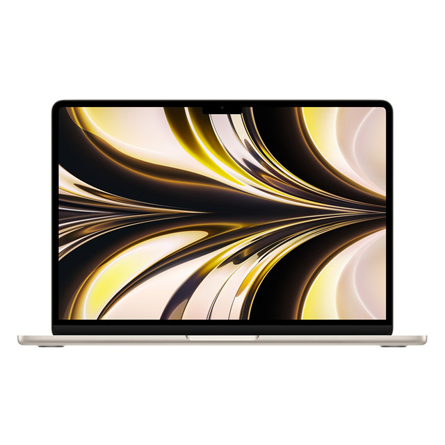 MacBook Air 13 Apple M2 晶片 配備 8核心 CPU, 8核心 GPU,256GB SSD 儲存空間-星光色