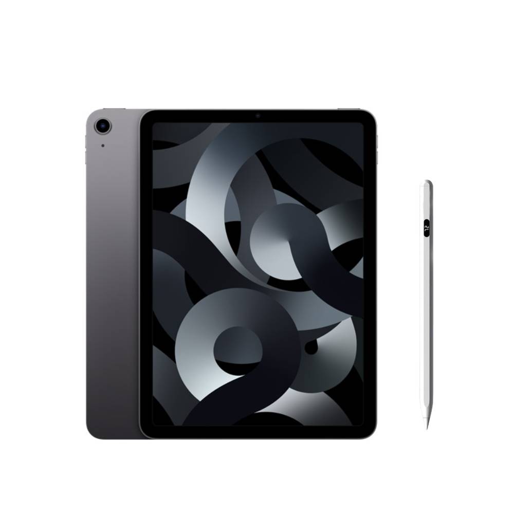 2022 Apple iPad Air 5 10.9吋 64G WiFi 太空灰色+電量顯示磁力吸附觸控筆