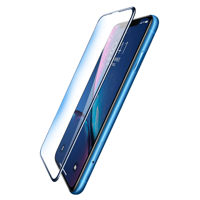 綠聯 iPhone XR 9H鋼化玻璃保護貼 送貼膜神器 3D藍光滿版