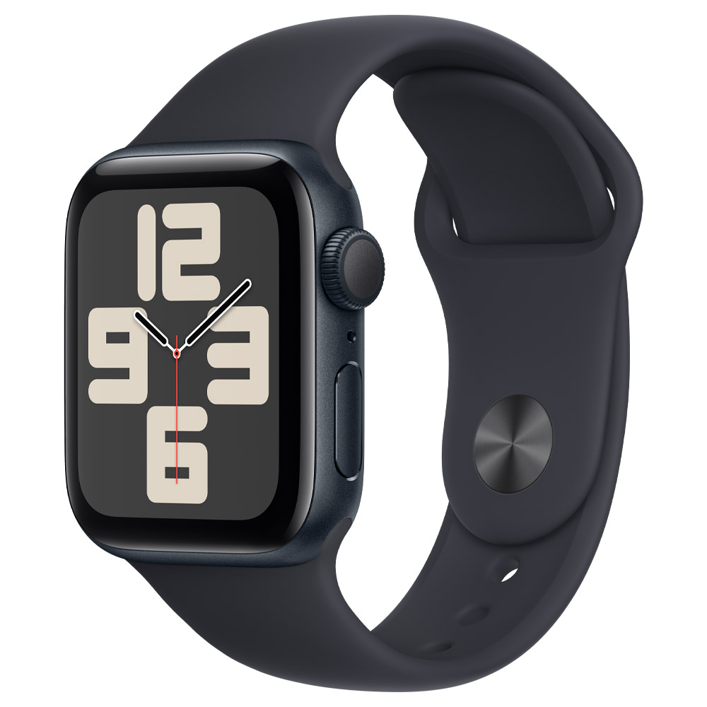 Apple Watch SE GPS 40mm Midnight Aluminium Case Midnight Sport Band - Regular