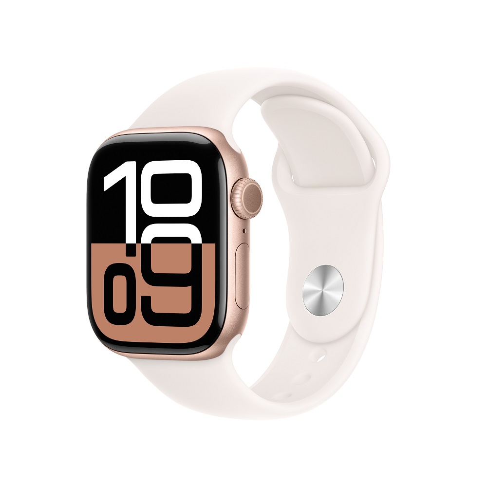 Apple Watch Series 10 GPS + LTE 42 mm 玫瑰金鋁製錶殼