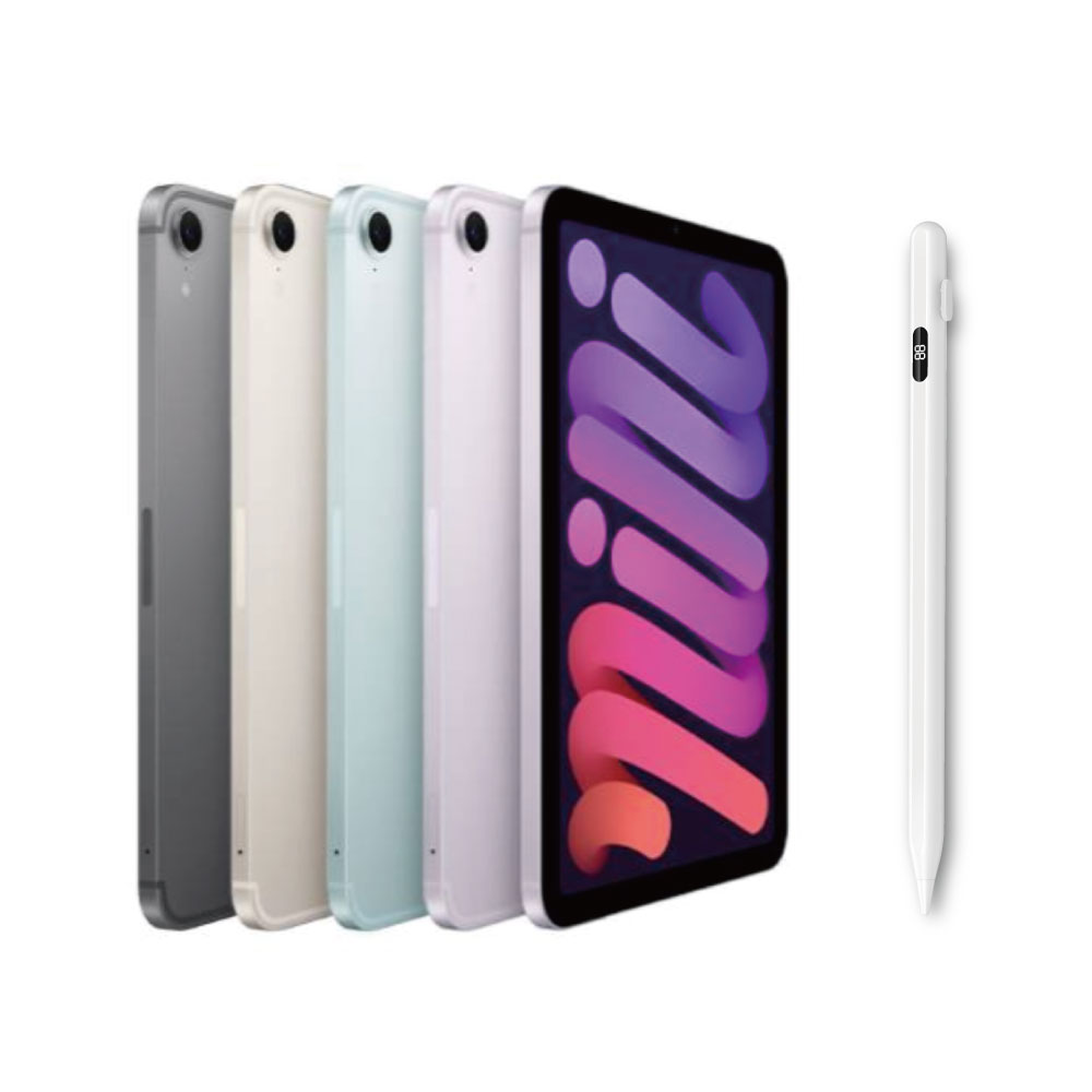 Apple 蘋果 第七代 iPad mini 8.3 吋 128G LTE+磁力吸附觸控筆