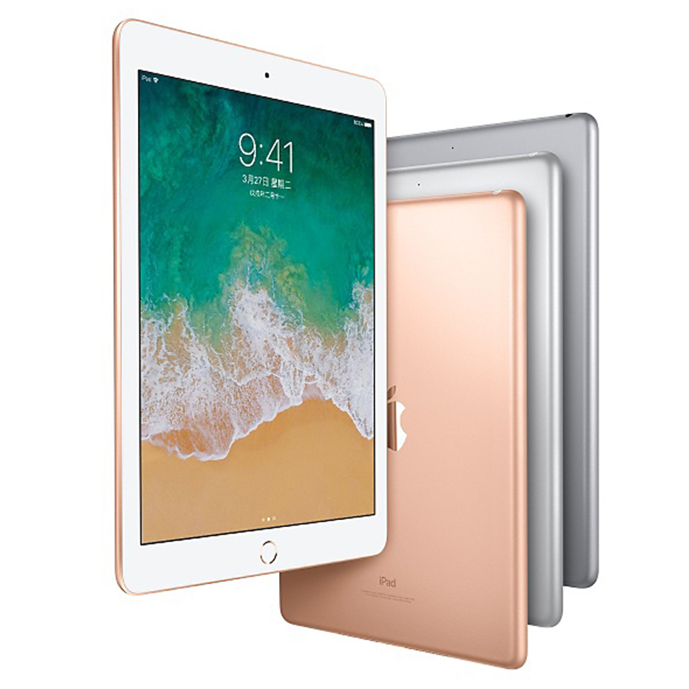 【福利品】Apple iPad 6 Wi-Fi 128GB(A1893)-金色
