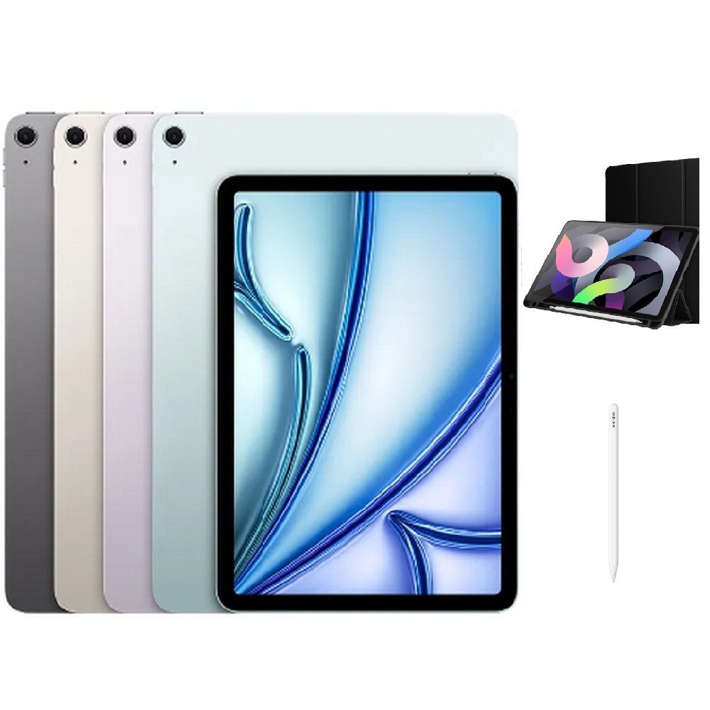 Apple 蘋果 iPad Air 6 13吋 128GB LTE行動網路版 配件組