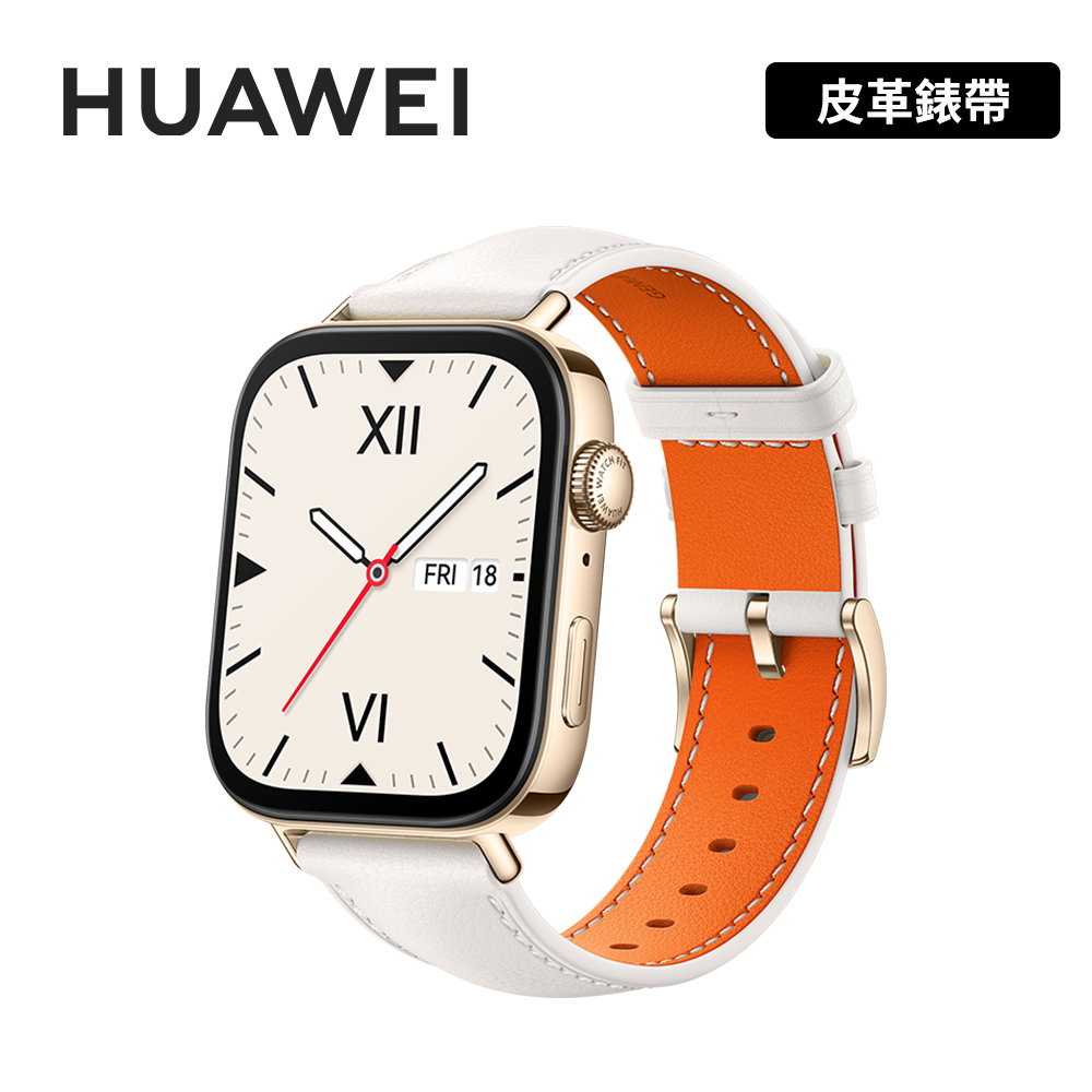 HUAWEI Watch Fit 3 1.82吋 智慧手錶 皮革錶帶款