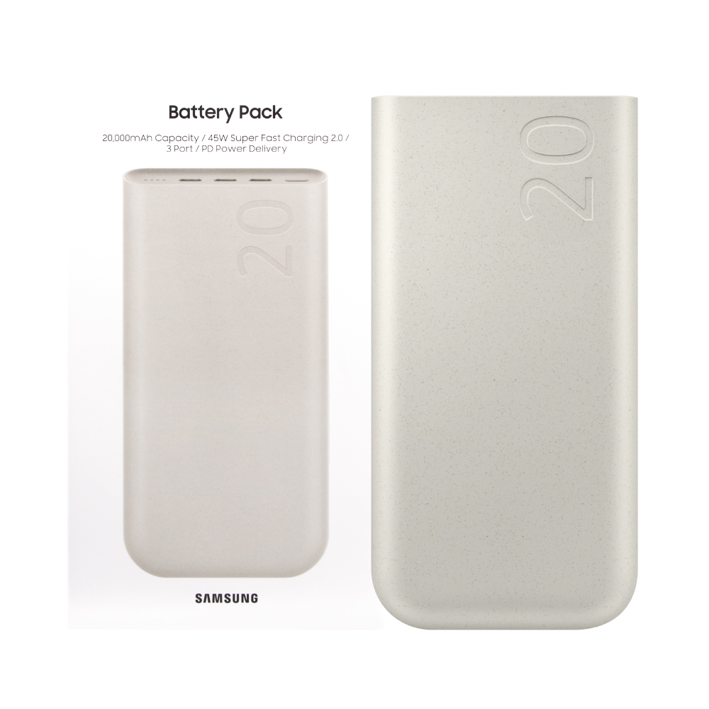 SAMSUNG 原廠 20000mAh 45W Type C 超快速充電 2.0 行動電源 (EB-P4520)