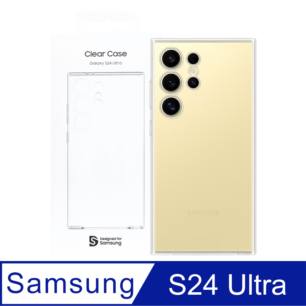 SAMSUNG Galaxy S24 Ultra 5G 原廠透明保護殼 (GP-FPS928)