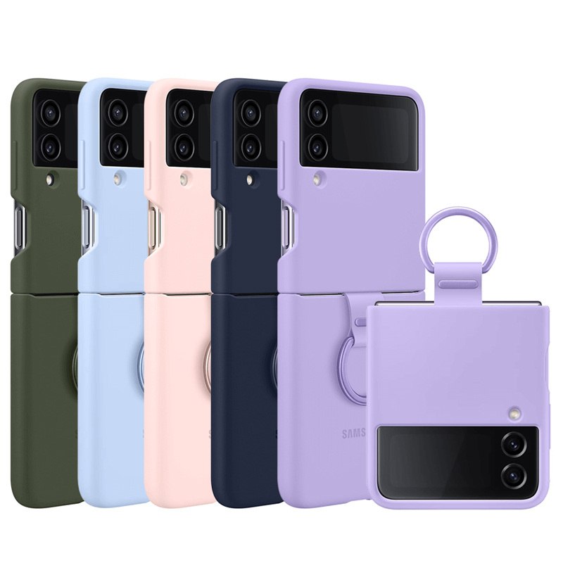 SAMSUNG Galaxy Z Flip4 原廠矽膠薄型背蓋 (附指環扣)