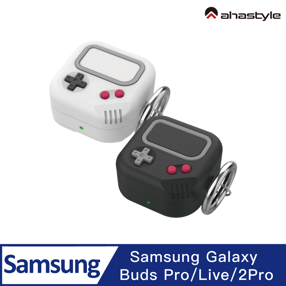 AHAStyle Samsung Galaxy Buds 3 &3 Pro& 2 Pro & Live & Pro遊戲機(貓掌)造型超厚防摔矽膠保護套