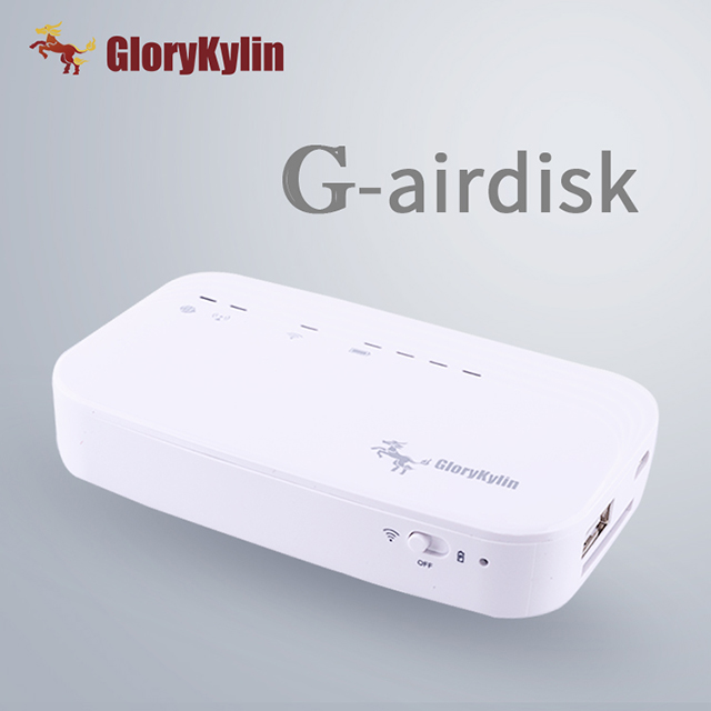 G-Airdisk 可讀卡/無線存儲分享 行動電源 32G行動硬碟