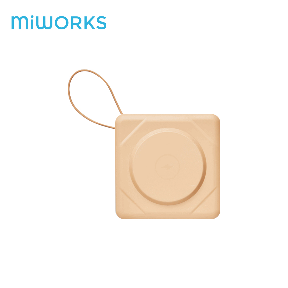 米沃miworks 10000mAh多合一快充磁吸行動電源(奶茶)