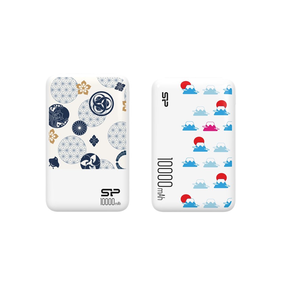 【SP 廣穎】QP58 10000mAh QC PD 20W TypeC 雙向快充行動電源(富士山/日式圖騰)