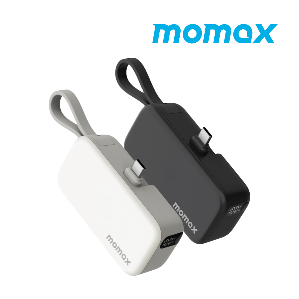 Momax 摩米士 1-Power Mini 5000mAh 迷你帶線行動電源
