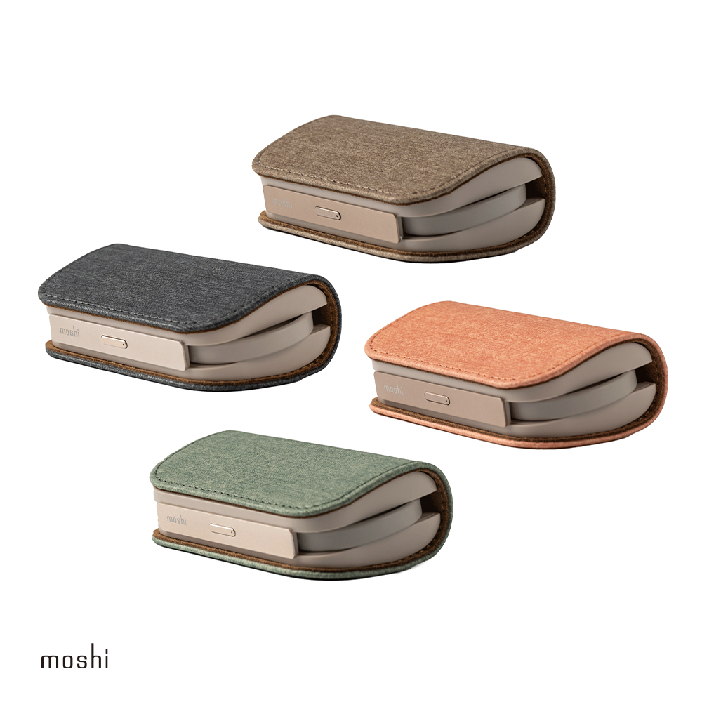 Moshi 摩仕 IonGo 5K Duo-C  PD充電帶線行動電源 (雙 USB-C 充電線)