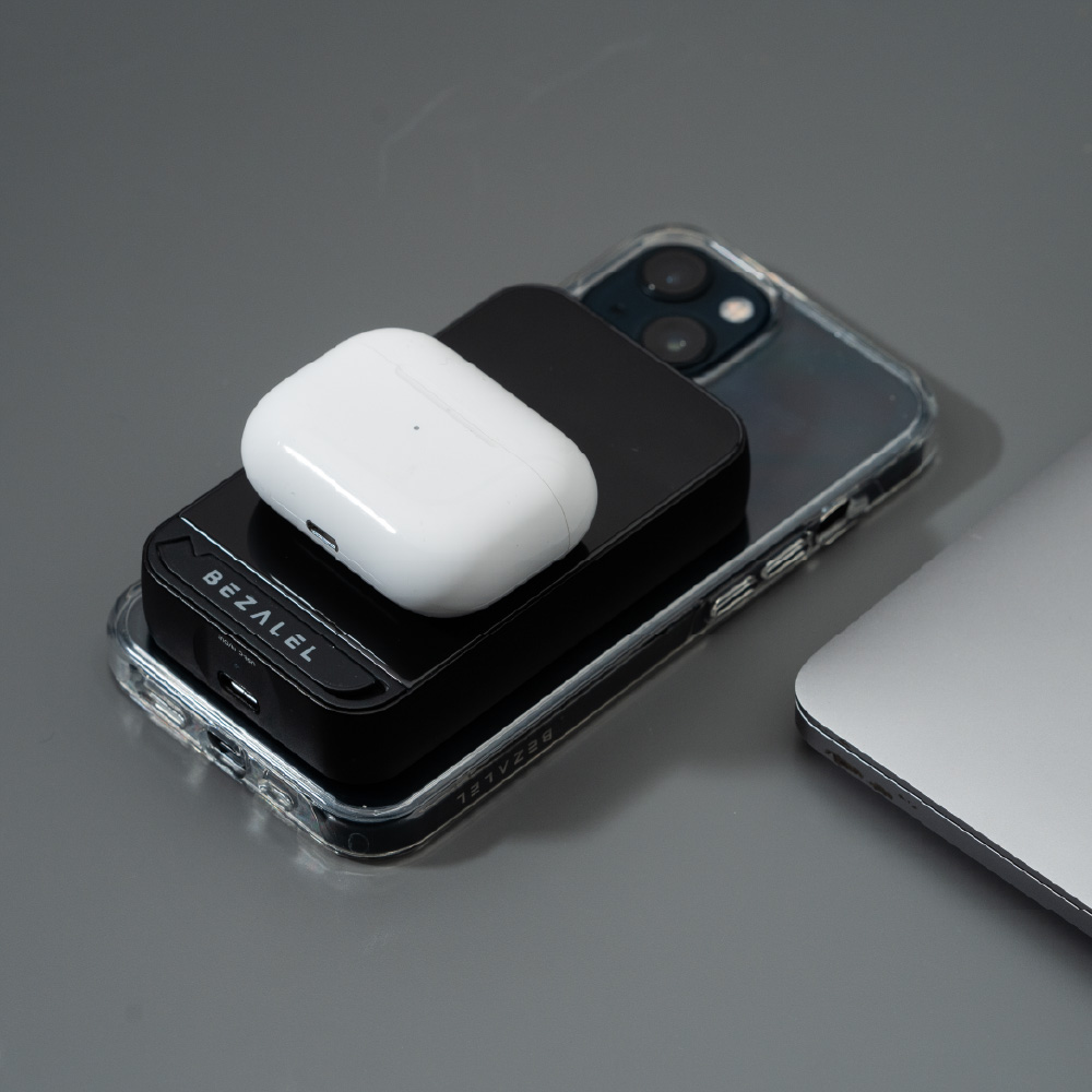 BEZALEL 倍加能｜Prelude XR MagSafe 磁吸無線充電行動電源10,000mAh-耀巖黑