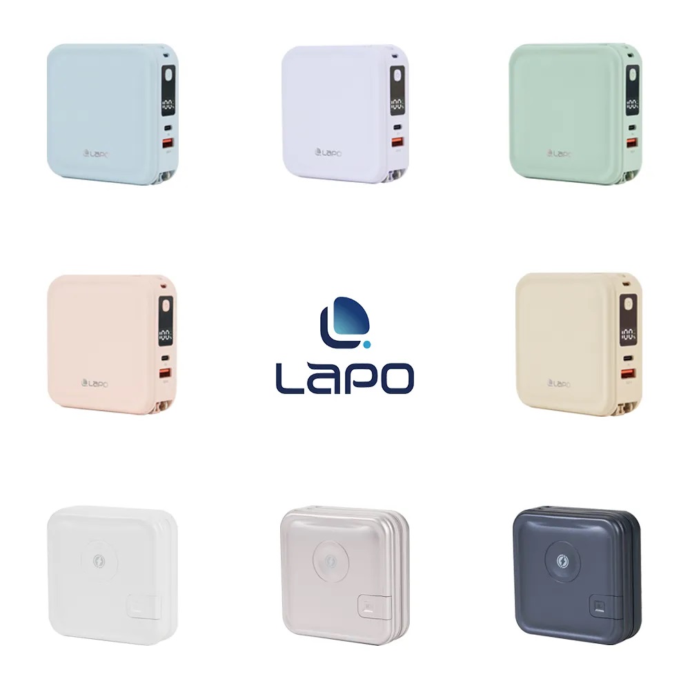LaPO 超進化八合一 10000mAh 無線快充行動電源 WT-08