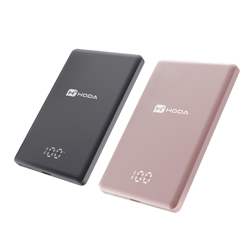 HODA 10000mAh 磁吸式鋁合金超薄行動電源
