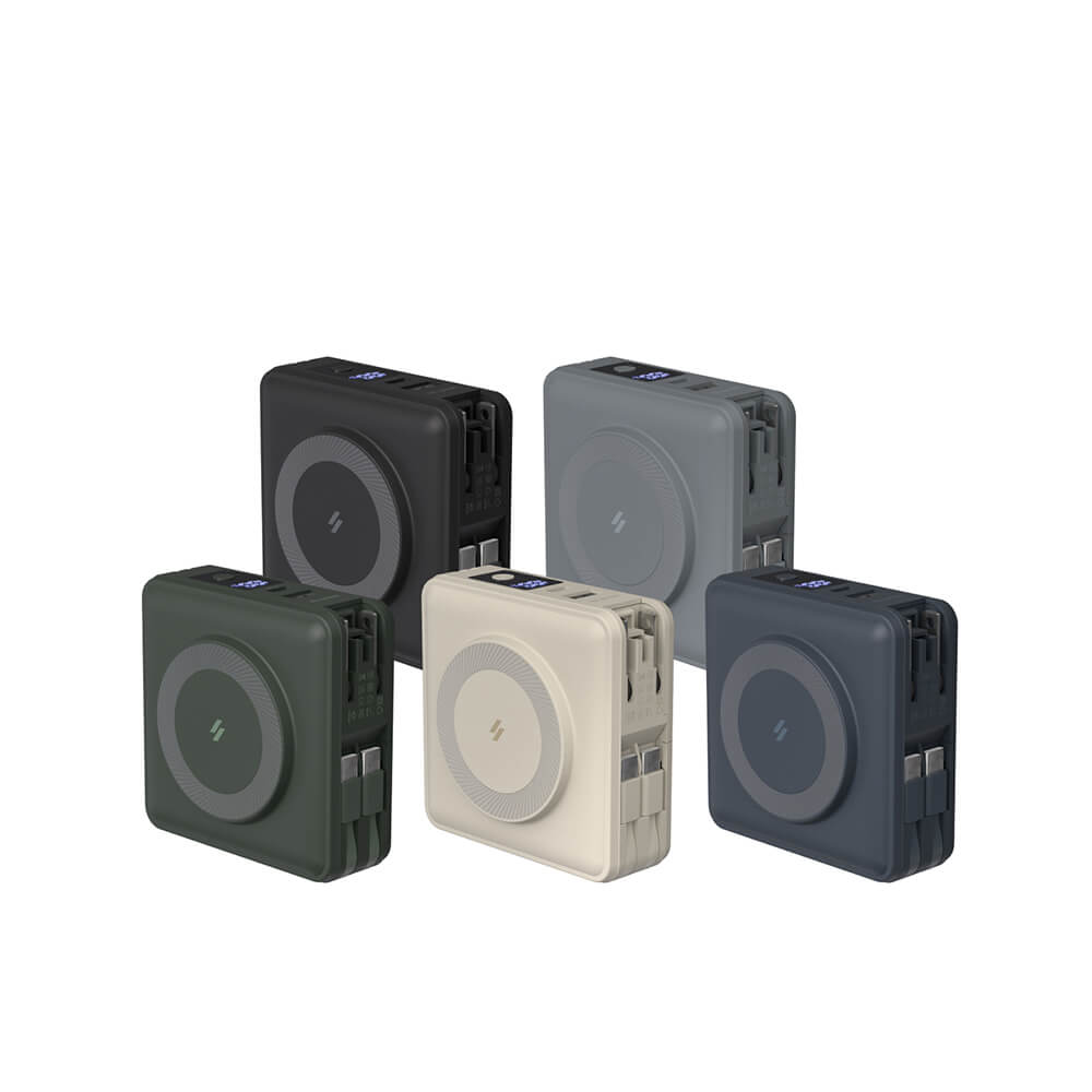 ADAM 亞果元素 15000mAh(C+C)自帶線 GRAVITY X5 USB-C 五合一萬用行動電源 Wh已標示 55.5Wh