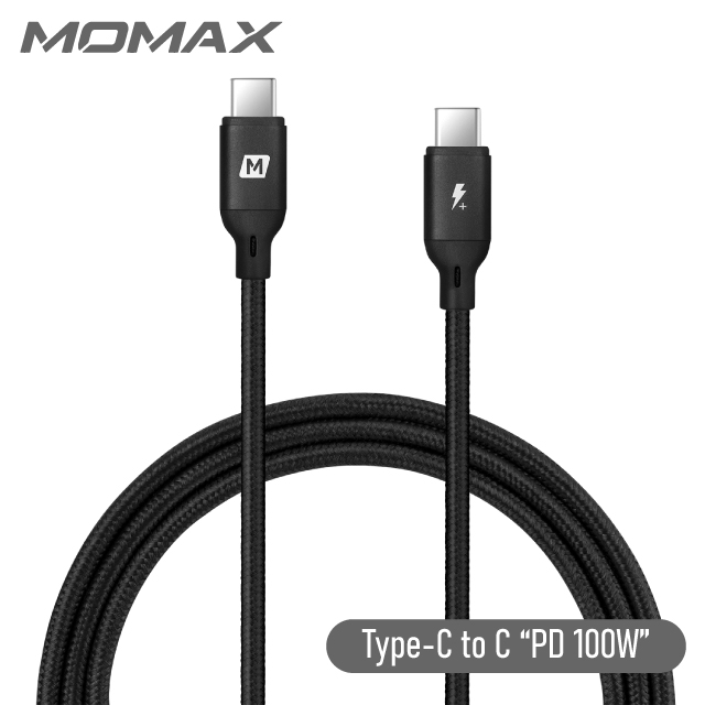 MOMAX Go Link Type-C to C PD 連接線DC19(1.2米)-黑