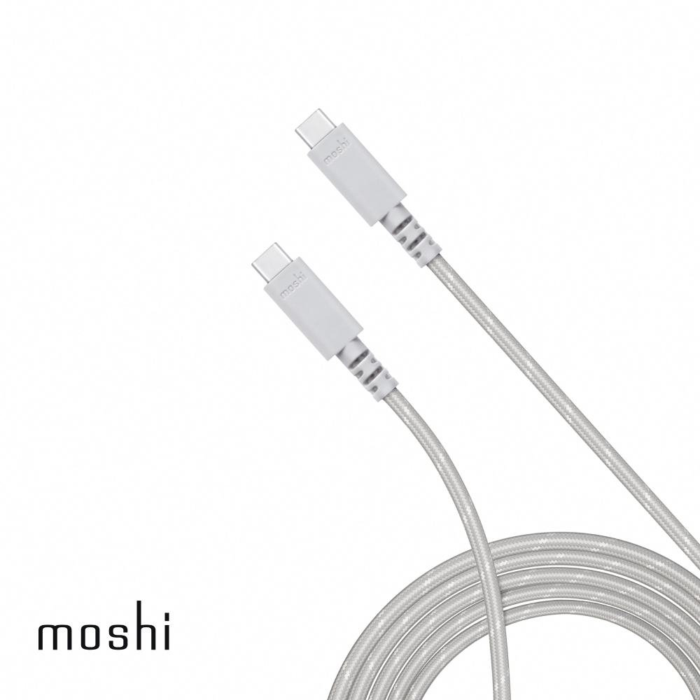 Moshi Integra™ USB-C to USB-C (240W/480Mbps) 充電線/傳輸編織線 (3.0 M)