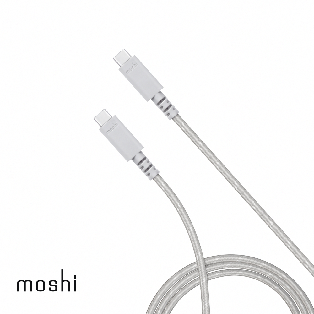 【moshi】Integra USB-C to USB-C (240W/480Mbps) 充電傳輸線 (2.0 m)