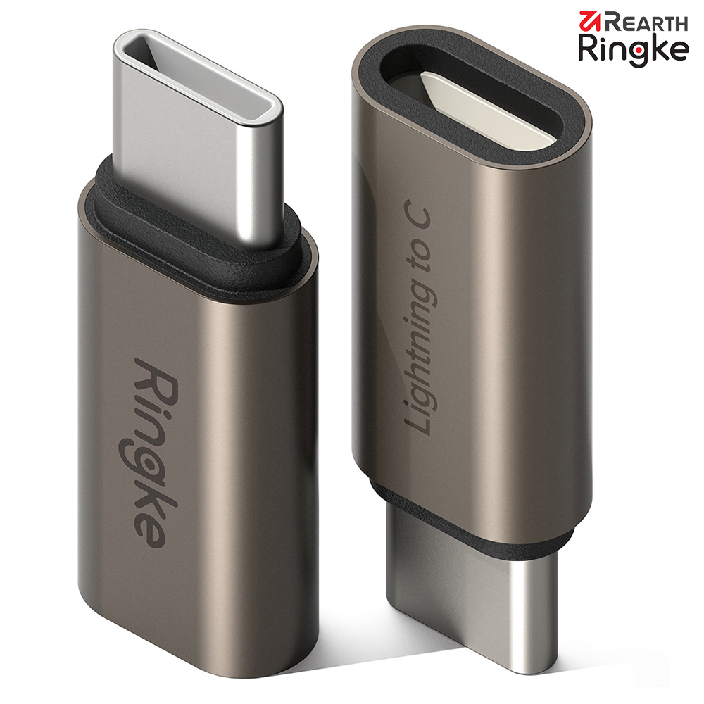 【Ringke】Apple Lightning 轉 Type C OTG 轉接頭 -2入