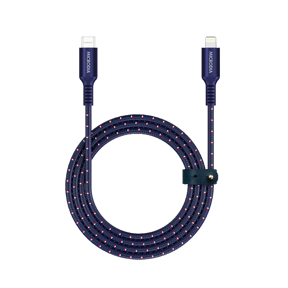 【MICRODIA】ExeCable USB-C to Lightning 尼龍編織充電線 1.3m