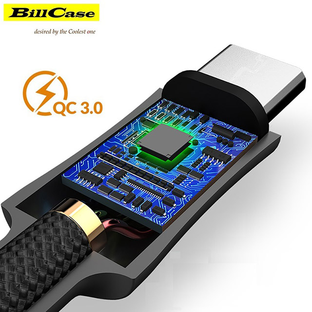 QC 3.0 Micro-USB 2.4A 極速充電數據傳輸線100公分