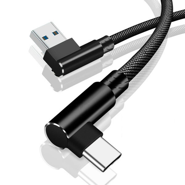 安卓彎頭傳輸充電線Micro USB 100cm