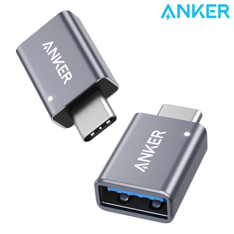 美國Anker USB-C to USB 3.0轉接頭即Type-C轉USB轉接器B87310A1(2入)