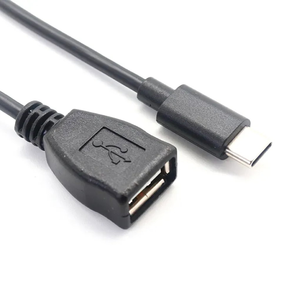 OTG線 Type-C 公頭 對 USB母頭 轉接線 手機 平板電腦 轉接滑鼠鍵盤 卡車貨車汽車音響線 轉接MP3 隨身碟