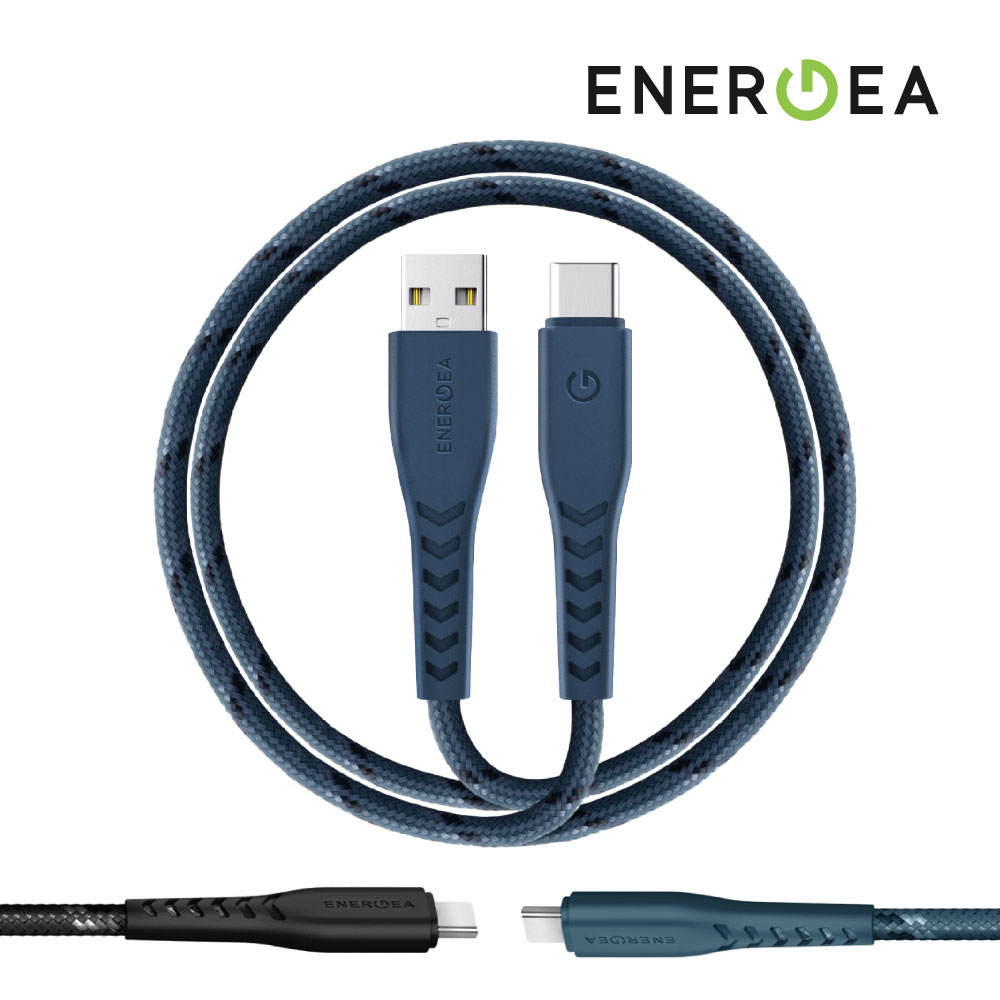 ENERGEA NyloFlex 快充傳輸線 USB-A to USB-C 1.5M