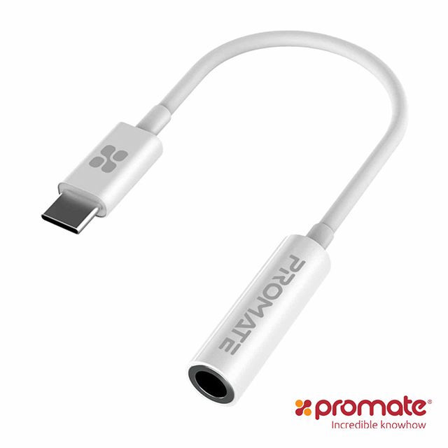 Promate USB Type C to 3.5mm 音源轉接頭(AUXLINK-C)