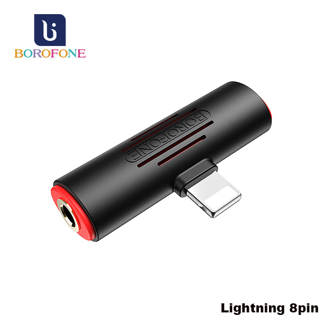 Borofone BV7 舒揚Lightning數字3.5音頻轉換器 黑