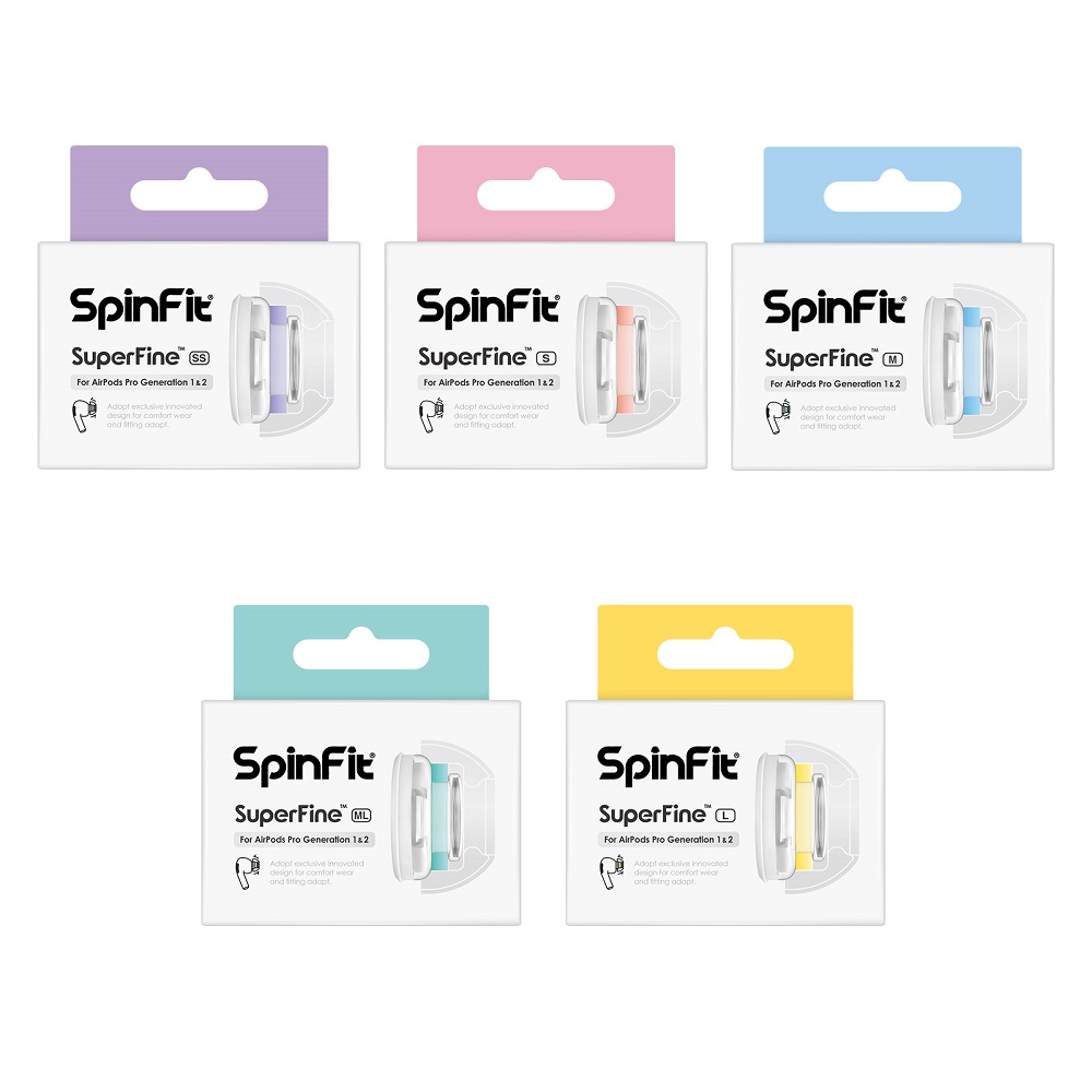 SpinFit SuperFine For AirPods Pro 1&2 矽膠耳塞