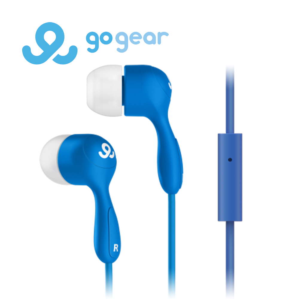 GoGear GEP2005 耳道式耳機麥克風 藍