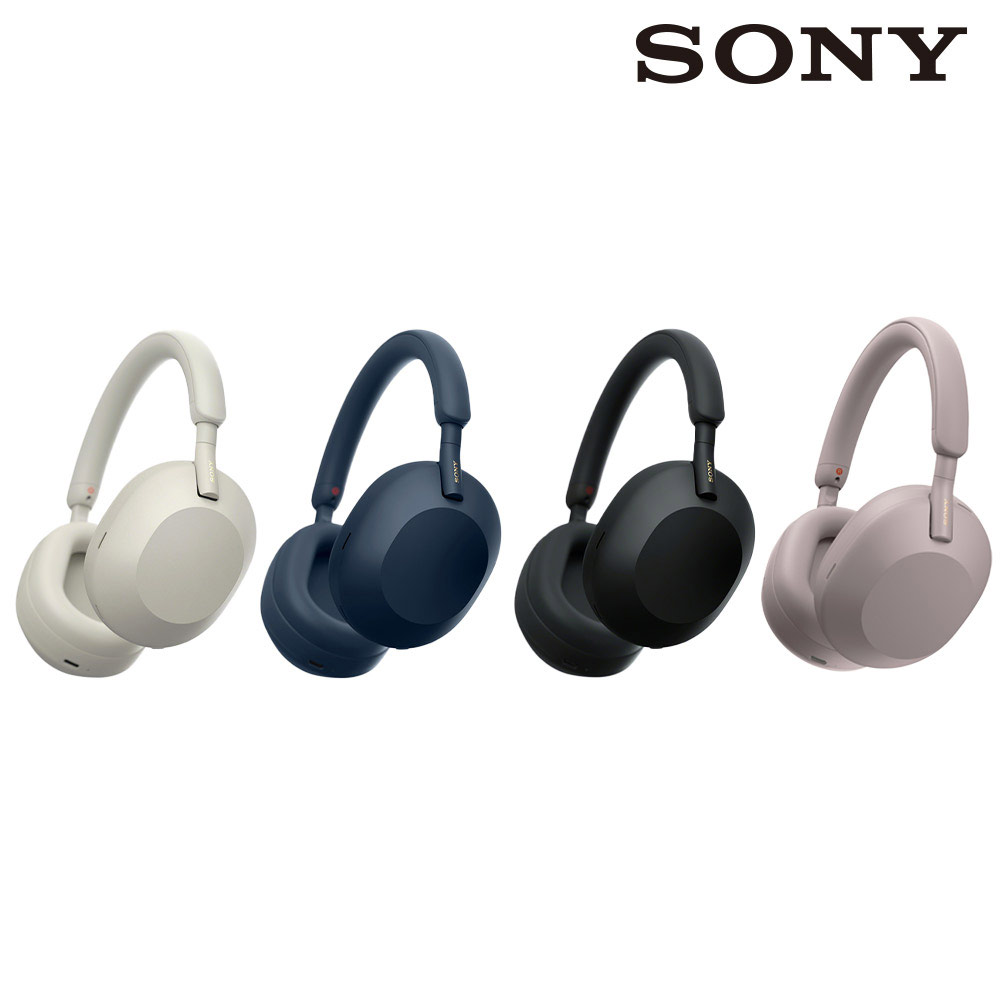 SONY 索尼 [ 公司貨 保固12+6] WH-1000XM5 主動式降噪旗艦藍牙耳機(頂級降噪 /極真音質/配戴舒適)