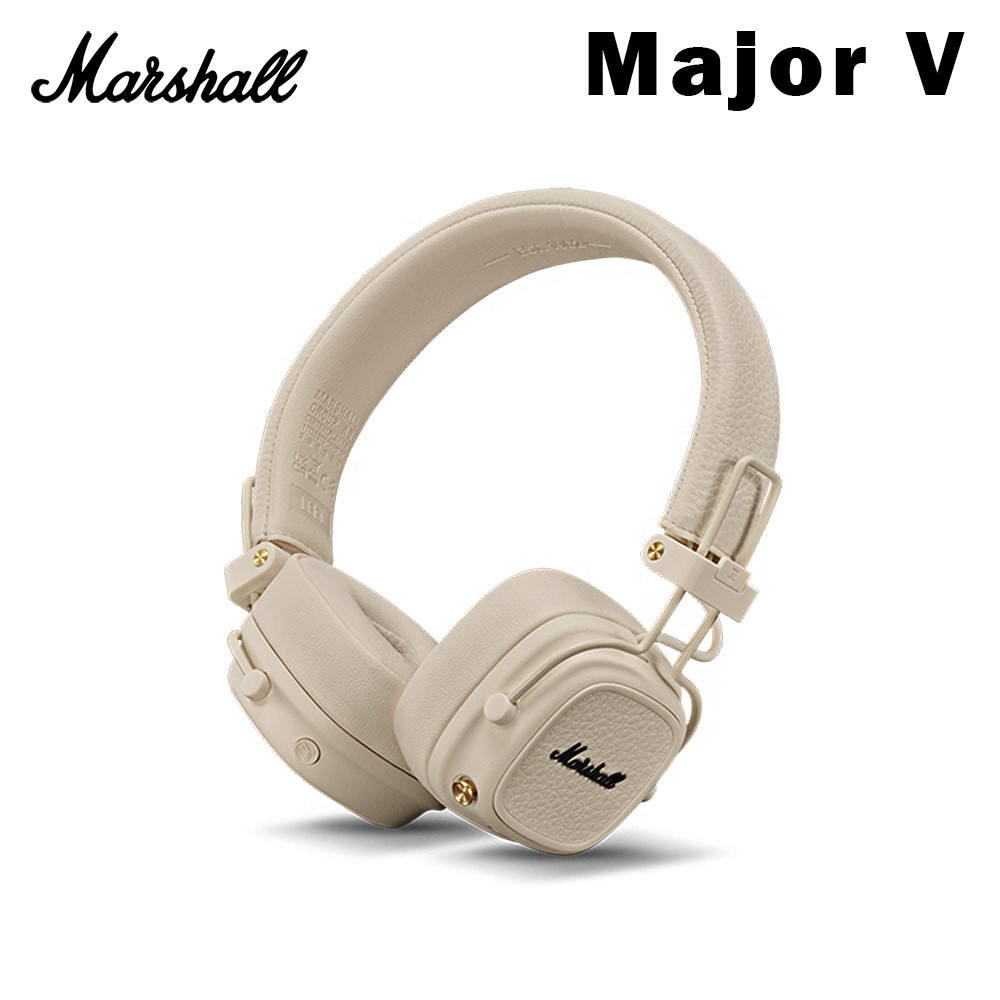 Marshall Major V 藍牙耳罩式耳機 奶油白 公司貨