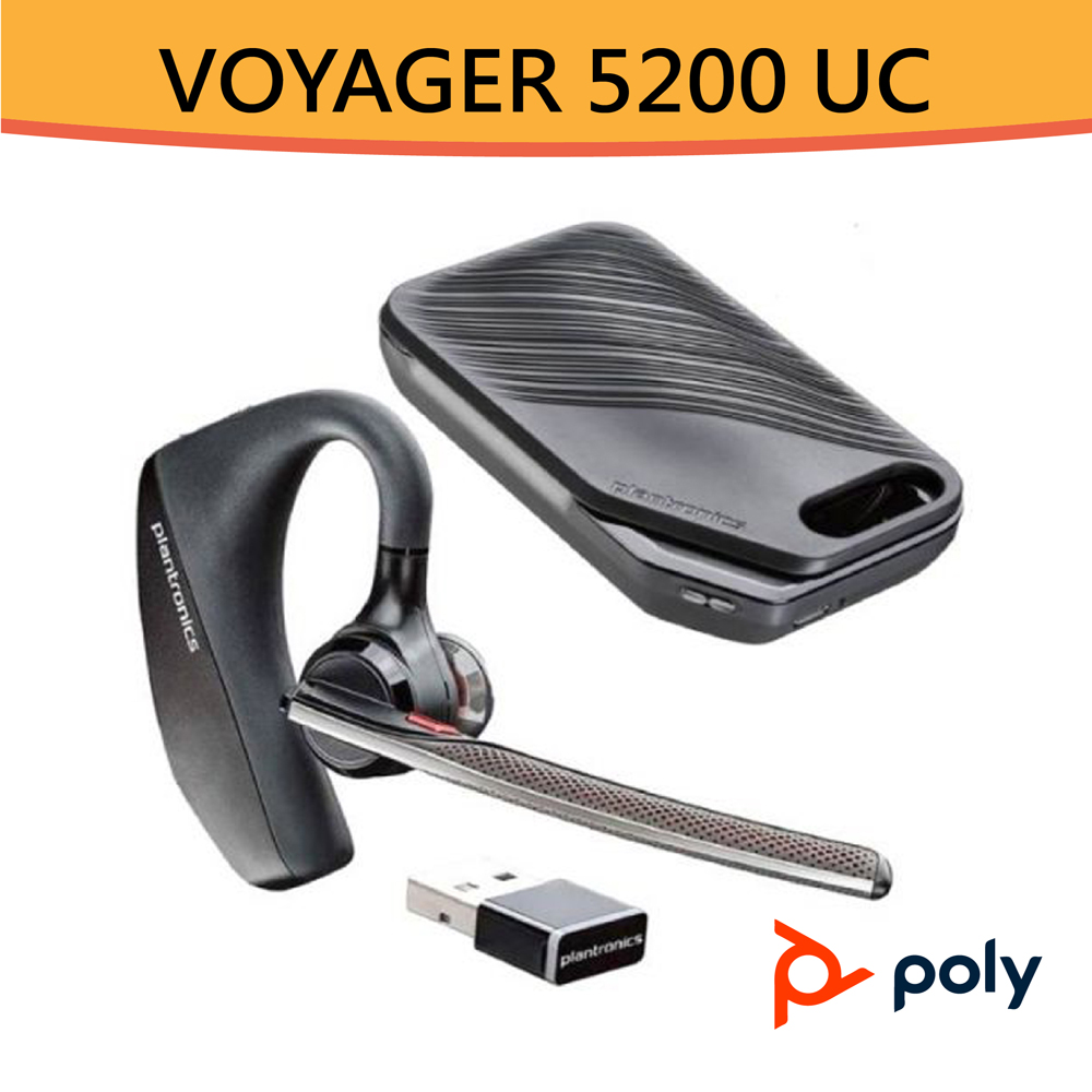 POLY Voyager 5200 UC 藍牙耳機組 (福利品)