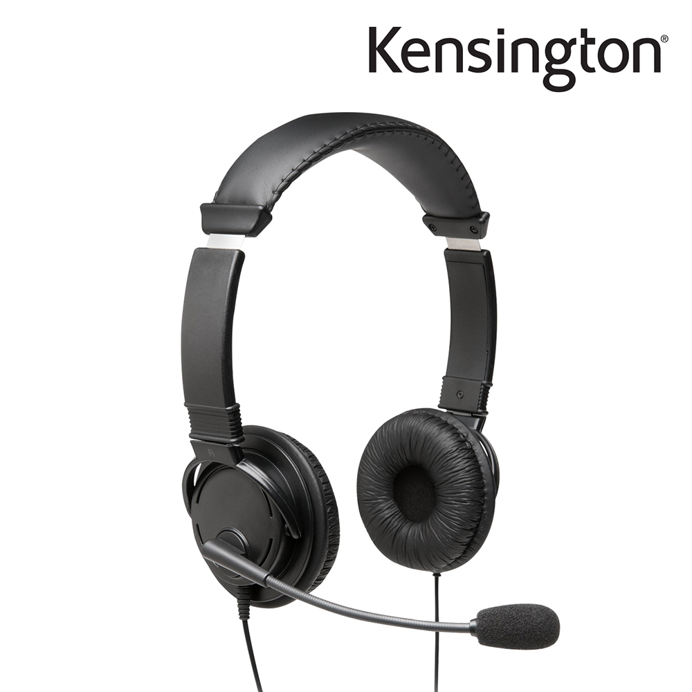 【Kensington】3.5mm Hi-Fi Headphones with Mic頭戴式通訊耳機