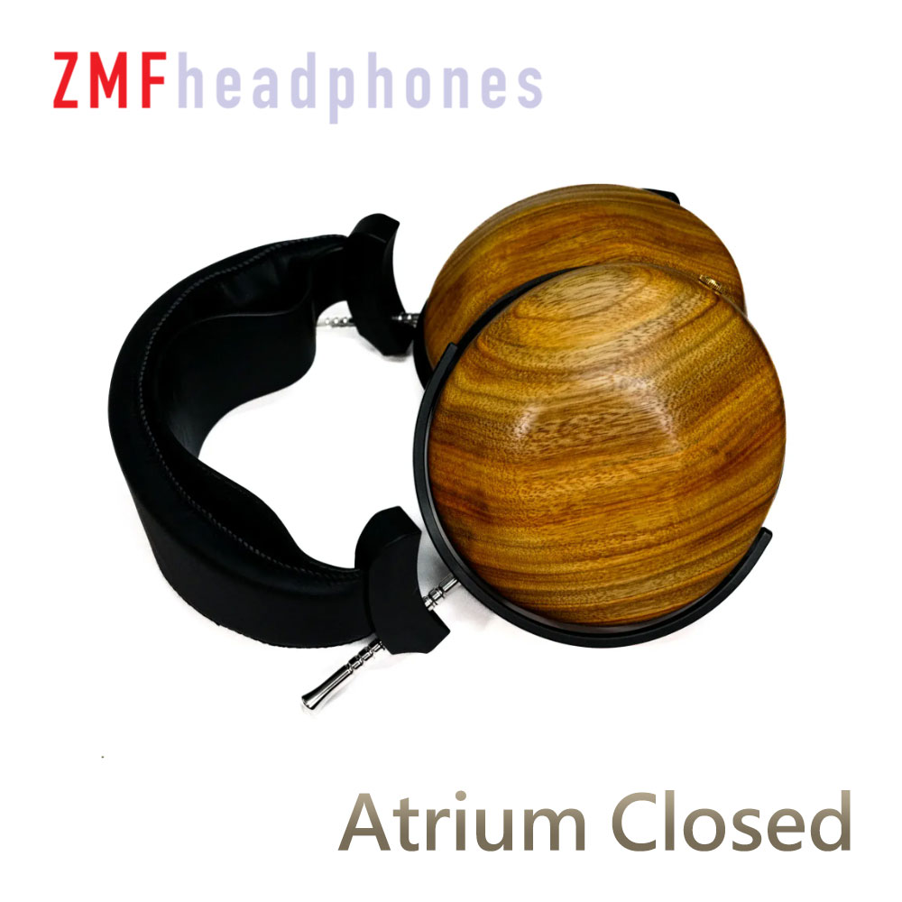 ZMF Atrium Closed 是一款美國製封閉式耳機，採用實木與金屬手工打造，提供優質音質與舒適佩戴體驗。其獨特的 Canarieswood 材質設計，不僅外觀高雅，更強化隔音效果與耐用性，適合追求高階音質與風格的聽眾。