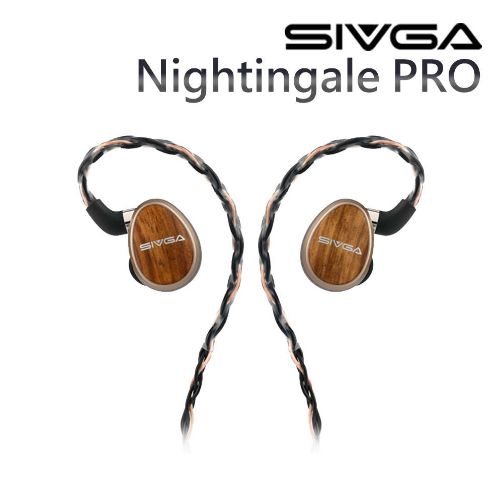 SIVGA 夜鶯 PRO 是一款高解析度 Hi-Fi 平板振膜可換線耳機，採用多磁路平面振膜單體設計，提供更清晰的聲音表現與更廣的頻率響應。外殼為高質感斑馬木實木打造，並透過五軸 CNC 精密加工，確保產品的精準與美觀。適合追求音質與外觀雙重享受的聽眾。